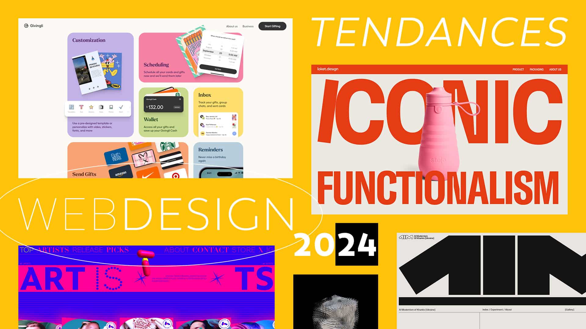 webdesign2024 - 6 tendances pour réussir son design en 2024