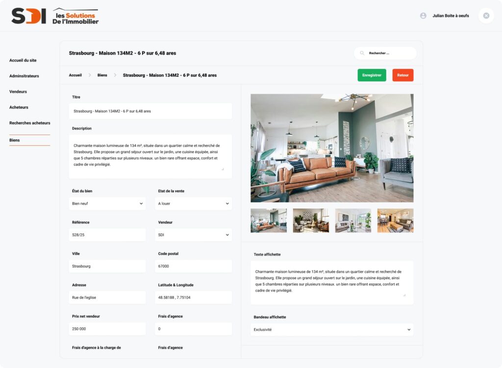 Task Board – 1600 - Développement spécifique, l’étude de cas avec SDI Immobilier, une agence immobilière en Alsace