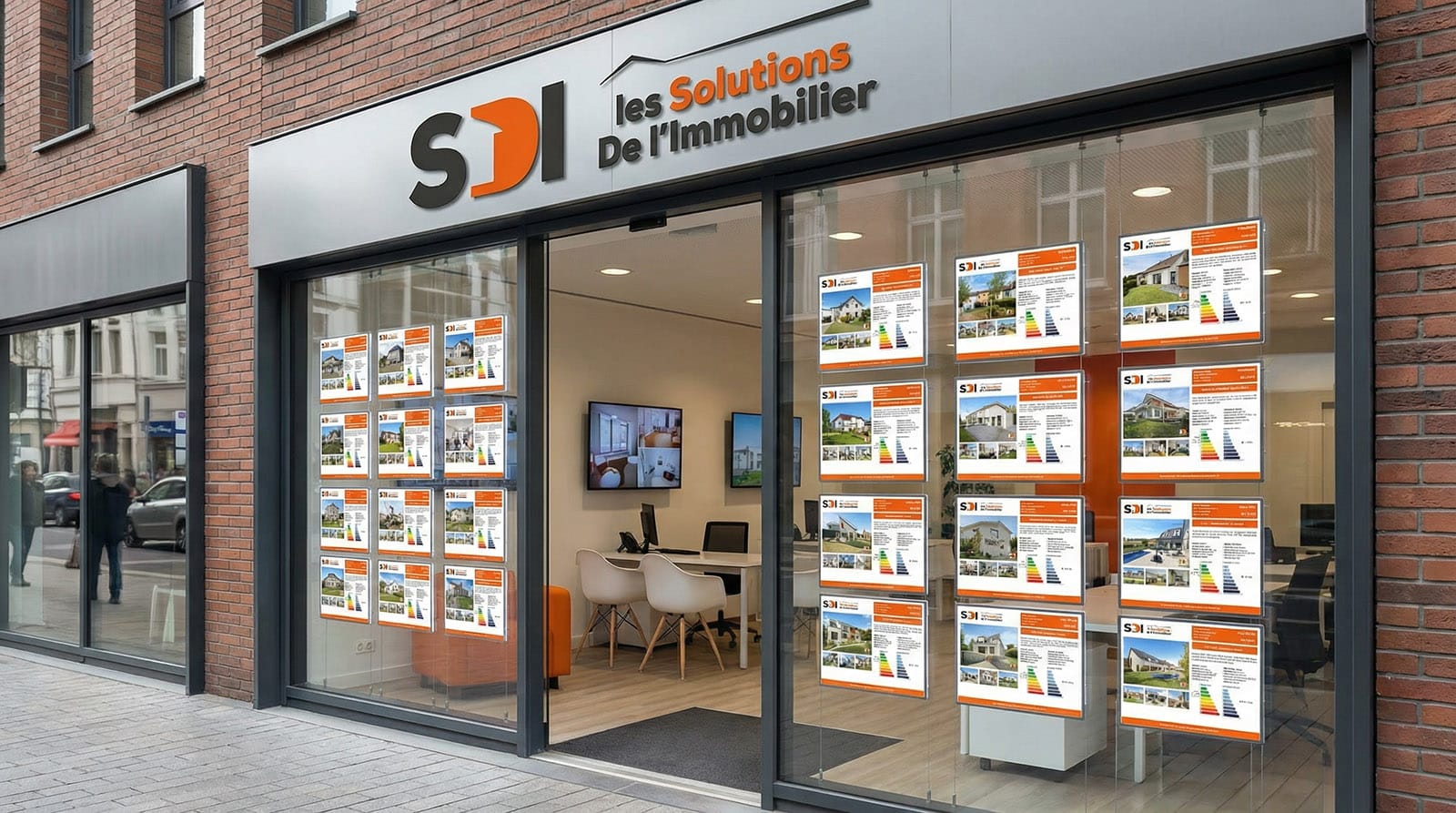 affichette - Développement spécifique, l’étude de cas avec SDI Immobilier, une agence immobilière en Alsace