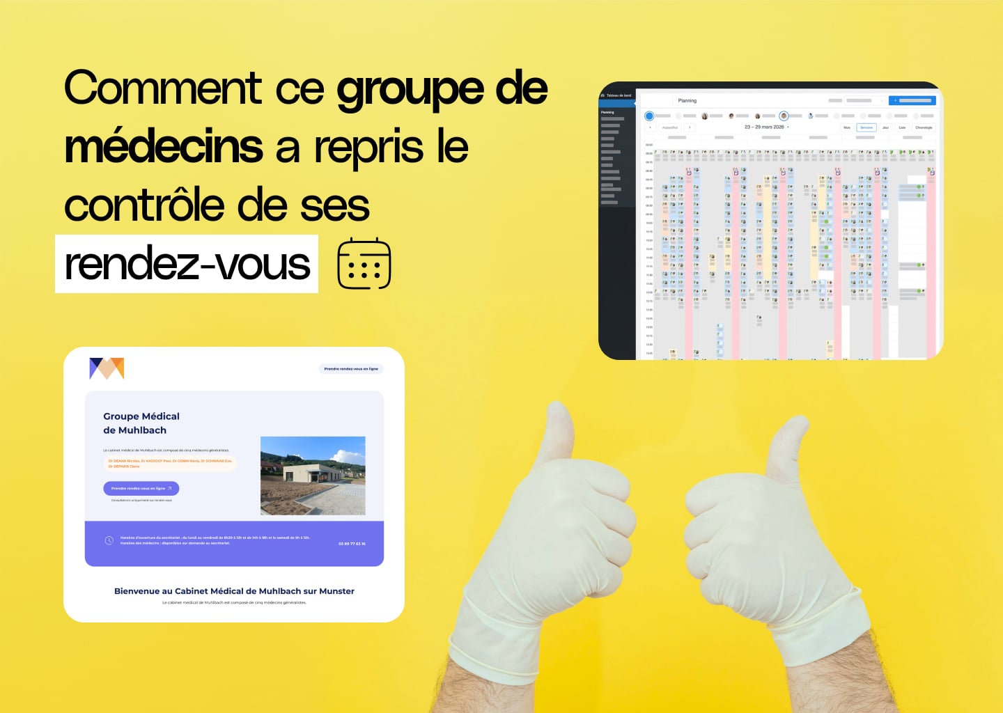 groupe de medecins - Voici comment ce groupe de médecins a repris le contrôle de ses rendez-vous