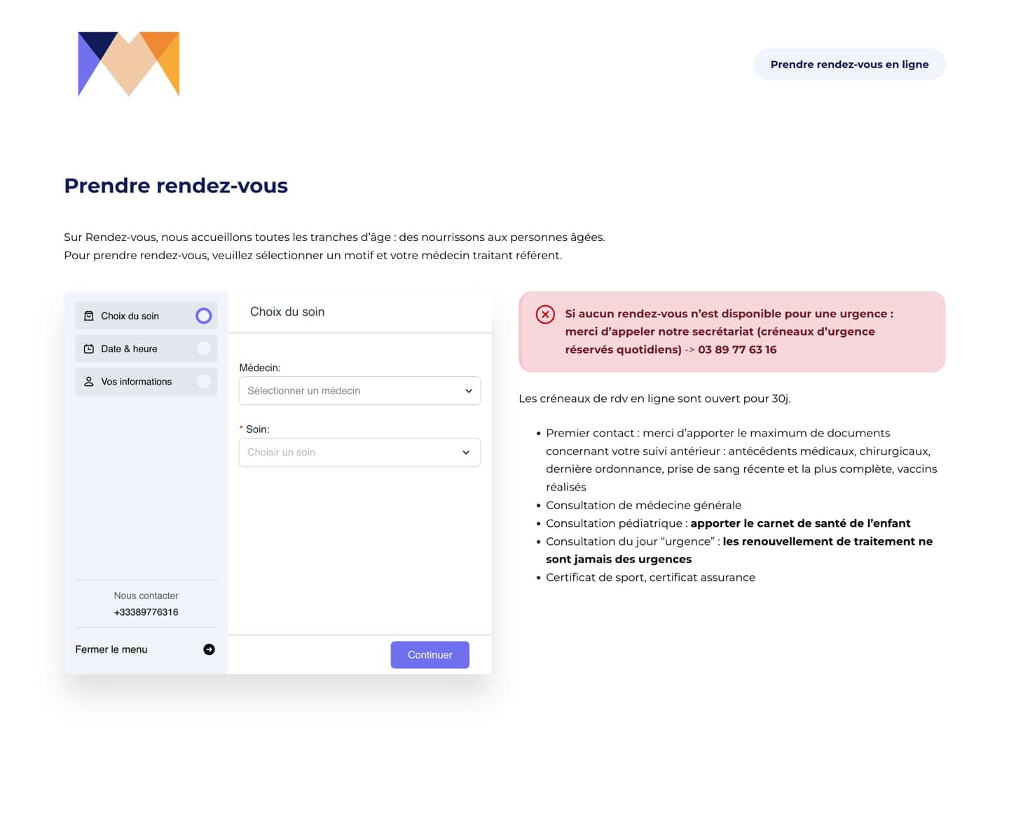 rendez vous en ligne en cabinet medical formulaire - Voici comment ce groupe de médecins a repris le contrôle de ses rendez-vous